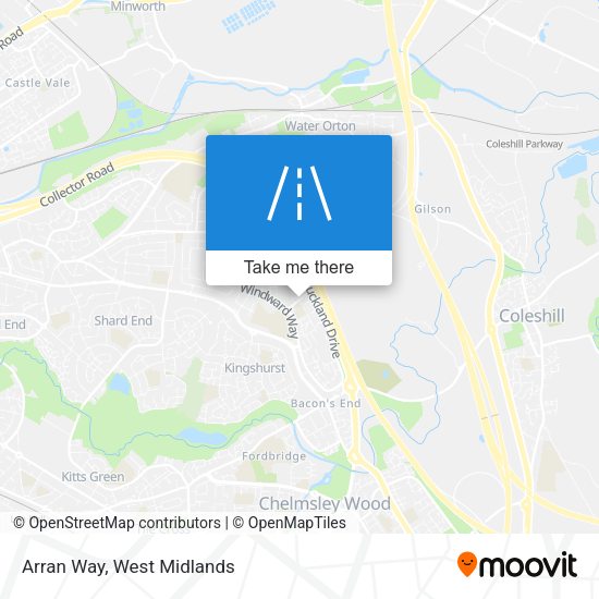 Arran Way map