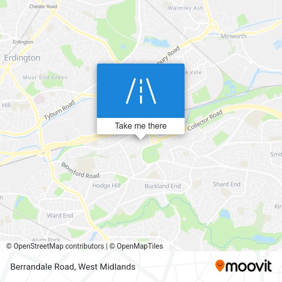 Berrandale Road map
