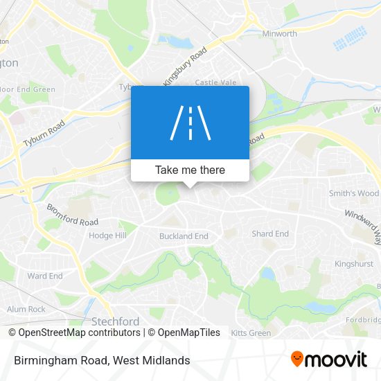 Birmingham Road map