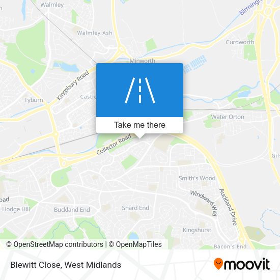 Blewitt Close map