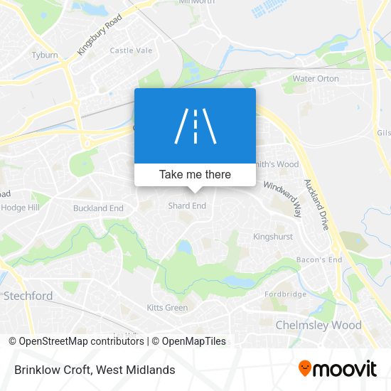 Brinklow Croft map