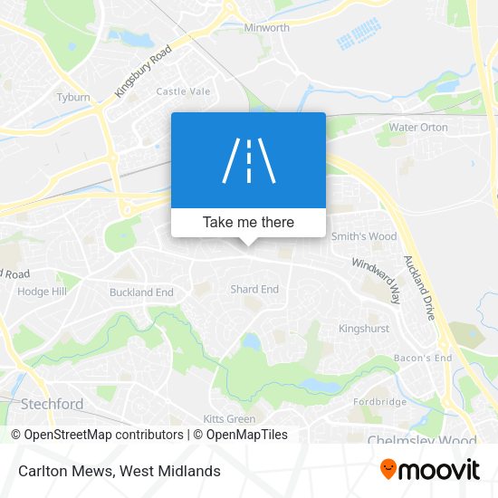 Carlton Mews map