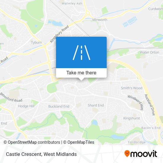 Castle Crescent map