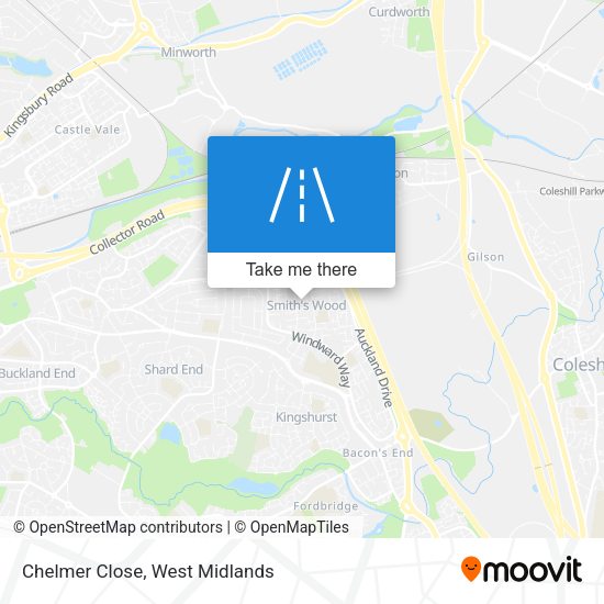 Chelmer Close map