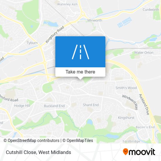 Cutshill Close map
