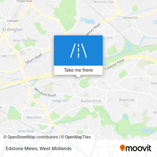 Edstone Mews map