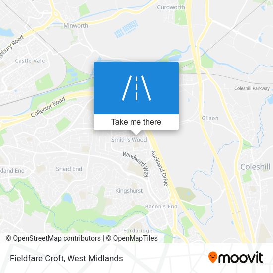 Fieldfare Croft map