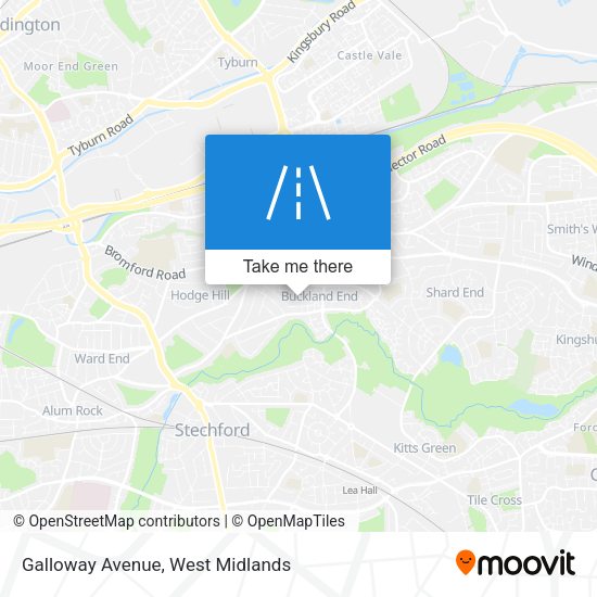 Galloway Avenue map