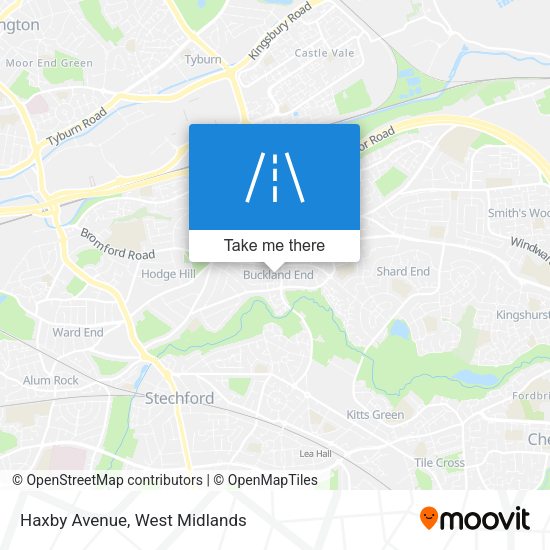 Haxby Avenue map