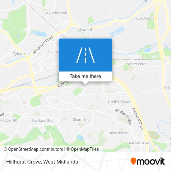 Hillhurst Grove map