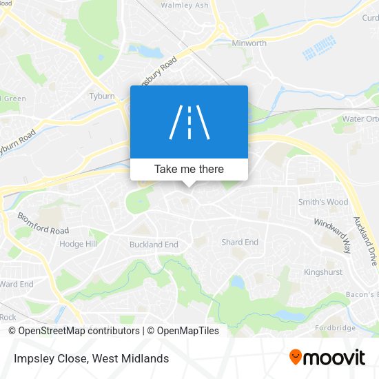 Impsley Close map