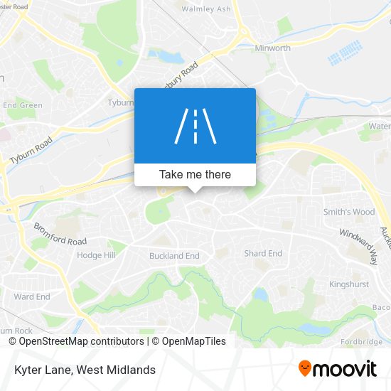 Kyter Lane map