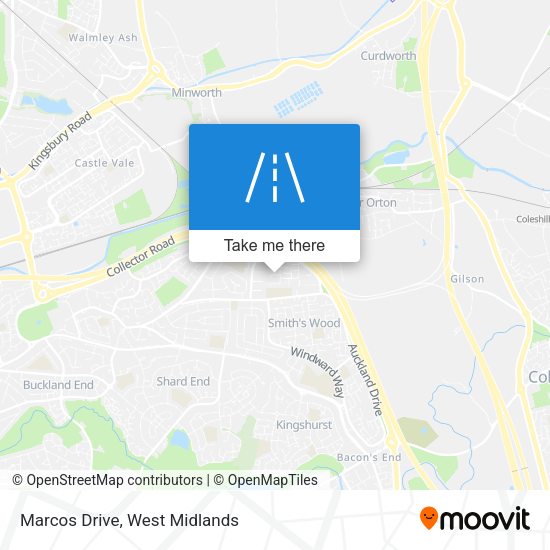 Marcos Drive map