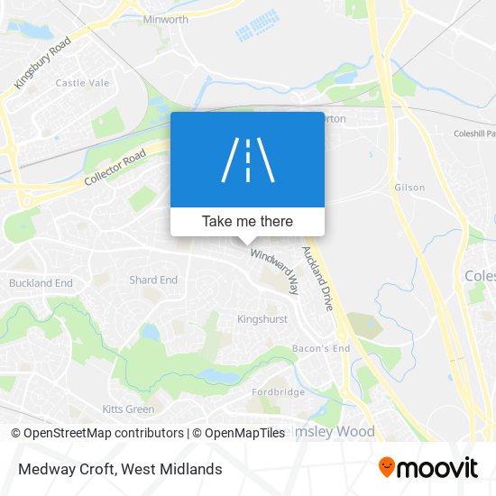 Medway Croft map