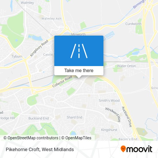 Pikehorne Croft map