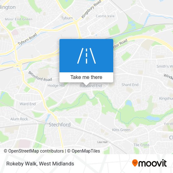 Rokeby Walk map