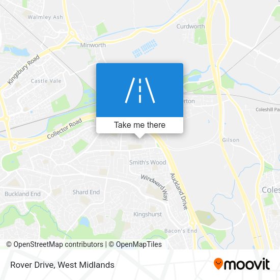 Rover Drive map