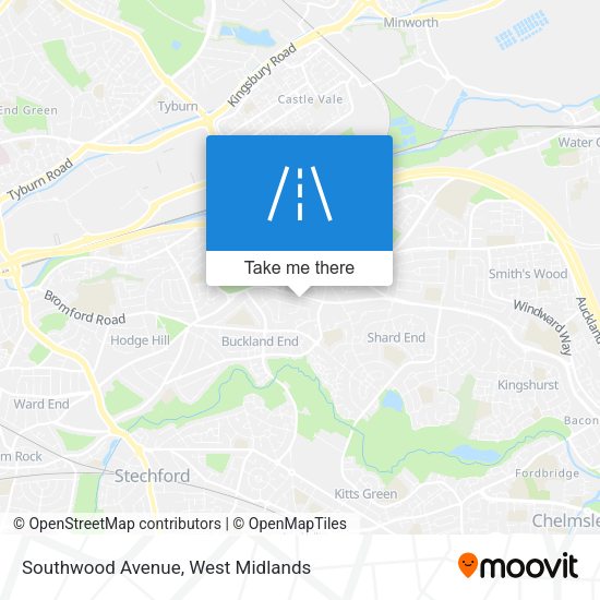 Southwood Avenue map