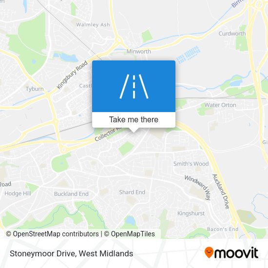 Stoneymoor Drive map
