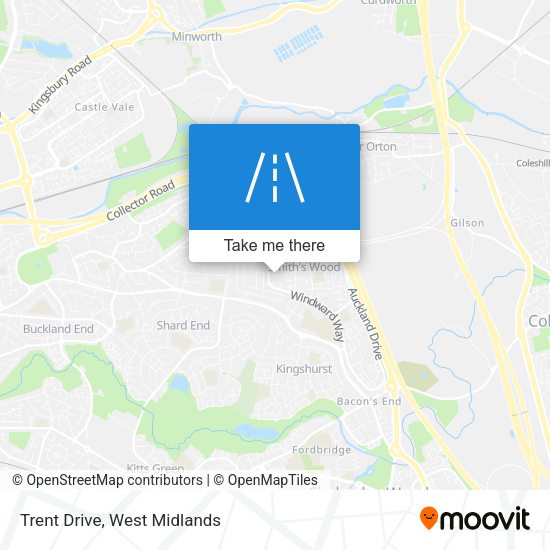 Trent Drive map