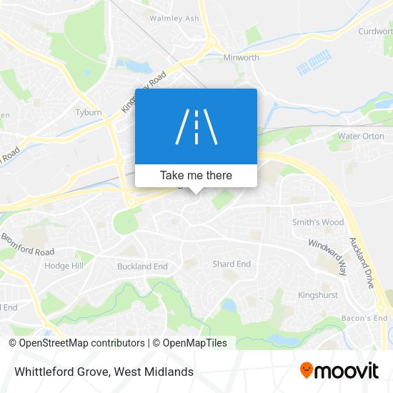 Whittleford Grove map
