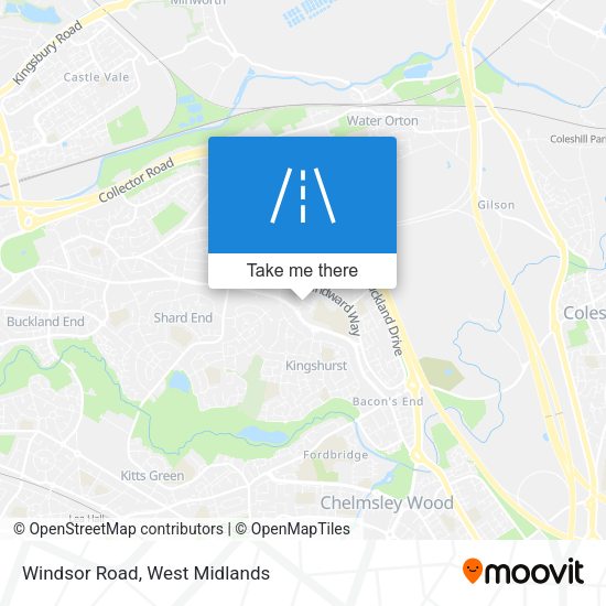 Windsor Road map