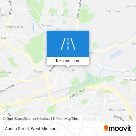 Austin Street map