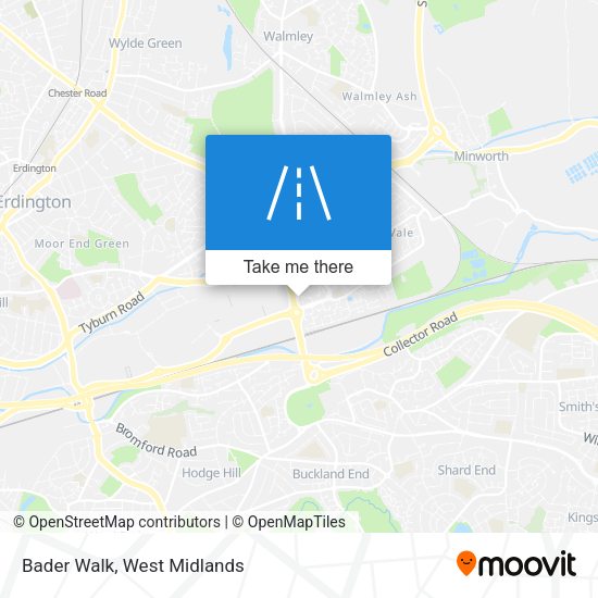 Bader Walk map