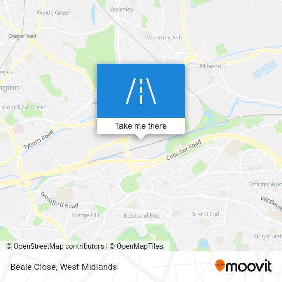 Beale Close map