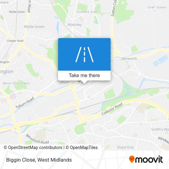 Biggin Close map