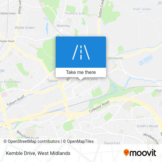 Kemble Drive map