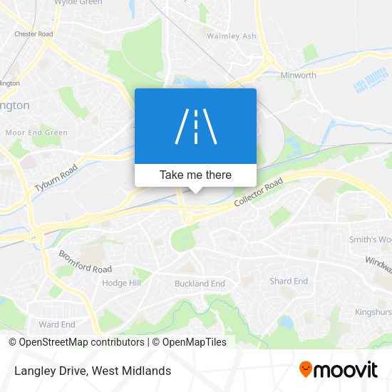 Langley Drive map