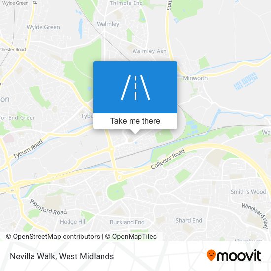 Nevilla Walk map