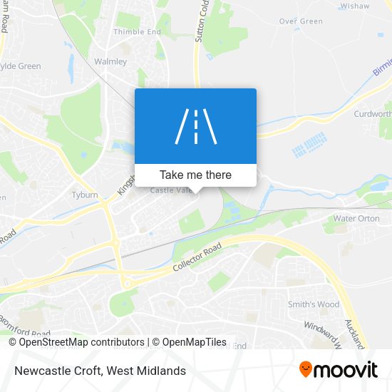 Newcastle Croft map
