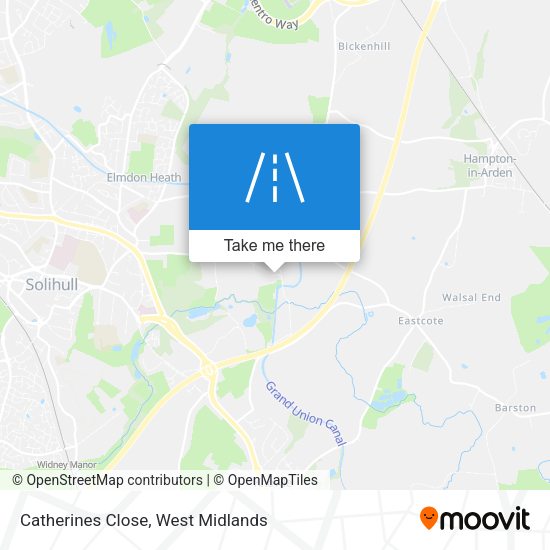Catherines Close map