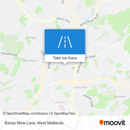 Barley Mow Lane map