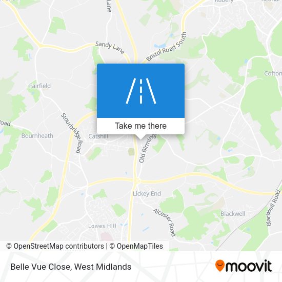 Belle Vue Close map