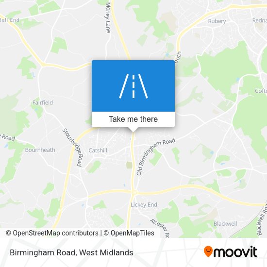 Birmingham Road map