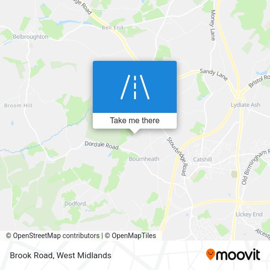 Brook Road map