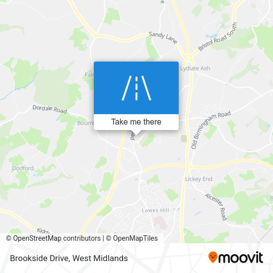 Brookside Drive map