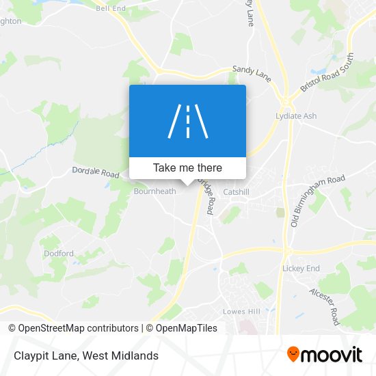 Claypit Lane map