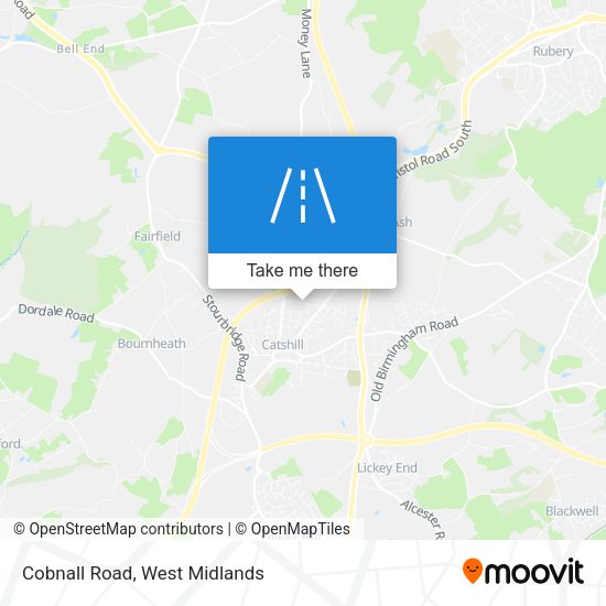 Cobnall Road map