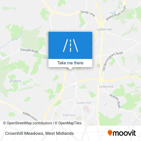 Crownhill Meadows map