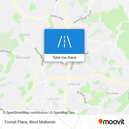 Foxtail Place map
