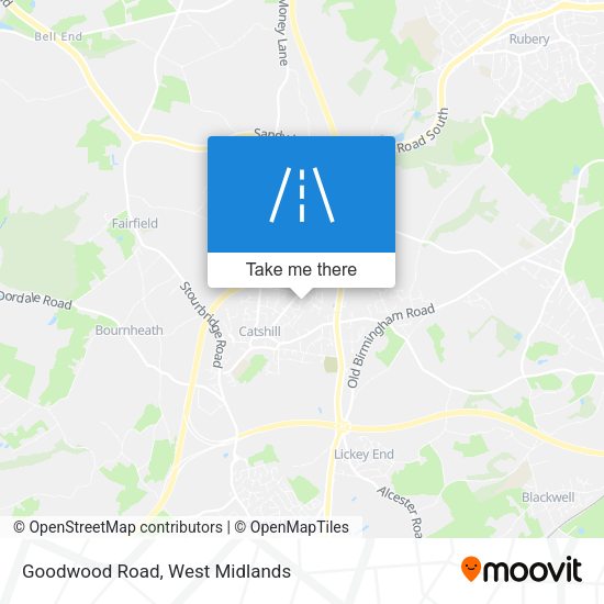 Goodwood Road map