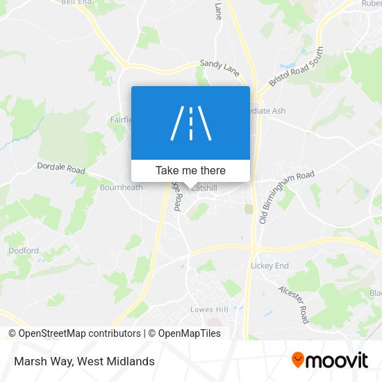 Marsh Way map