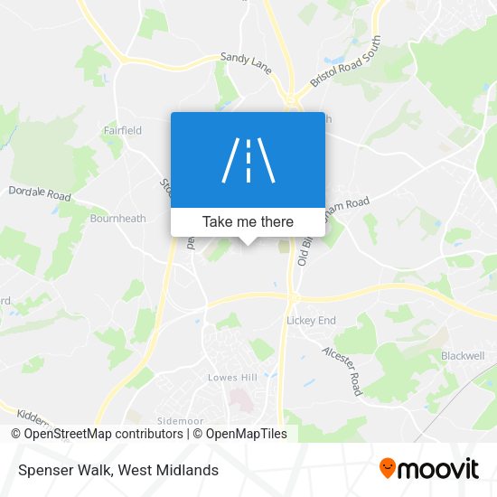 Spenser Walk map