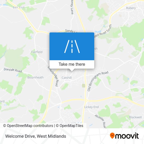 Welcome Drive map