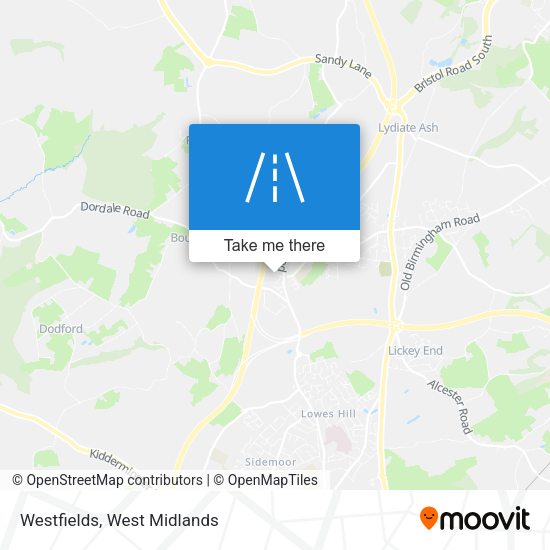 Westfields map