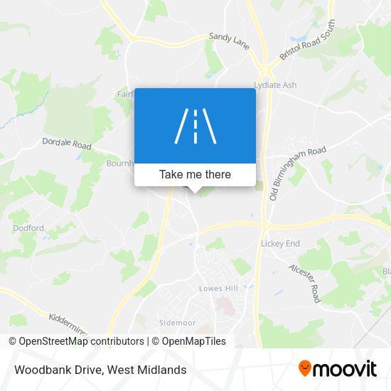 Woodbank Drive map
